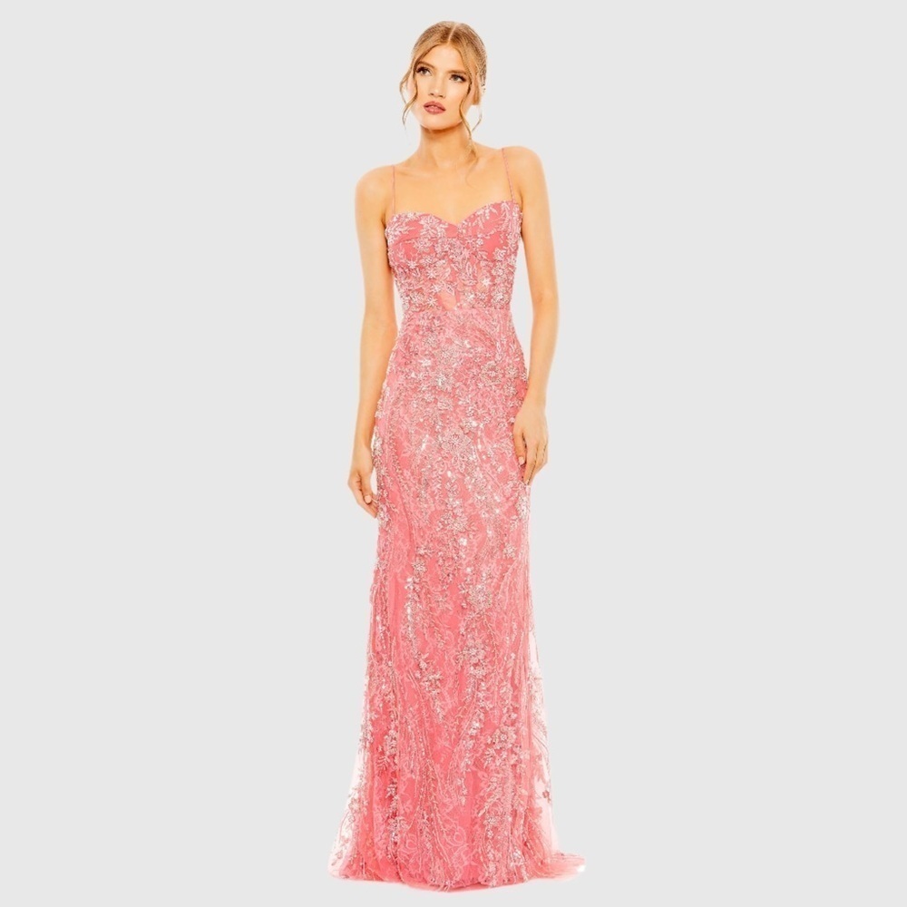 Mac Duggal 68511 NWT Sweetheart Sleeveless Embellished Gown